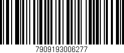 Código de barras (EAN, GTIN, SKU, ISBN): '7909193006277'