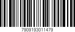 Código de barras (EAN, GTIN, SKU, ISBN): '7909193011479'