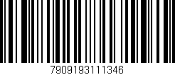 Código de barras (EAN, GTIN, SKU, ISBN): '7909193111346'