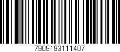 Código de barras (EAN, GTIN, SKU, ISBN): '7909193111407'