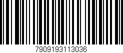 Código de barras (EAN, GTIN, SKU, ISBN): '7909193113036'