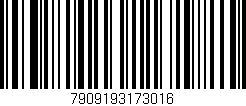 Código de barras (EAN, GTIN, SKU, ISBN): '7909193173016'