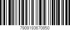 Código de barras (EAN, GTIN, SKU, ISBN): '7909193670850'