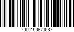 Código de barras (EAN, GTIN, SKU, ISBN): '7909193670867'