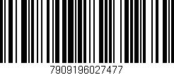 Código de barras (EAN, GTIN, SKU, ISBN): '7909196027477'