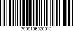 Código de barras (EAN, GTIN, SKU, ISBN): '7909196028313'