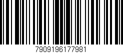 Código de barras (EAN, GTIN, SKU, ISBN): '7909196177981'