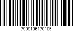 Código de barras (EAN, GTIN, SKU, ISBN): '7909196178186'