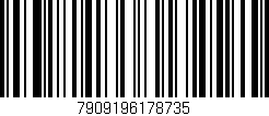 Código de barras (EAN, GTIN, SKU, ISBN): '7909196178735'