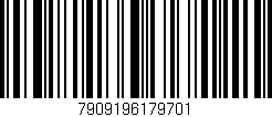 Código de barras (EAN, GTIN, SKU, ISBN): '7909196179701'