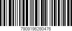 Código de barras (EAN, GTIN, SKU, ISBN): '7909196280476'