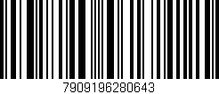 Código de barras (EAN, GTIN, SKU, ISBN): '7909196280643'