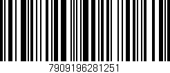 Código de barras (EAN, GTIN, SKU, ISBN): '7909196281251'