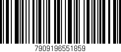 Código de barras (EAN, GTIN, SKU, ISBN): '7909196551859'