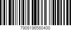 Código de barras (EAN, GTIN, SKU, ISBN): '7909196560400'