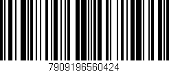 Código de barras (EAN, GTIN, SKU, ISBN): '7909196560424'