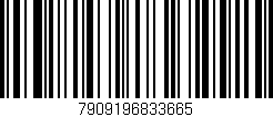Código de barras (EAN, GTIN, SKU, ISBN): '7909196833665'