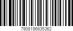 Código de barras (EAN, GTIN, SKU, ISBN): '7909196835362'