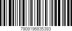 Código de barras (EAN, GTIN, SKU, ISBN): '7909196835393'