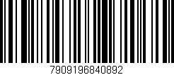 Código de barras (EAN, GTIN, SKU, ISBN): '7909196840892'