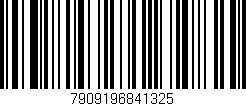 Código de barras (EAN, GTIN, SKU, ISBN): '7909196841325'