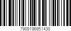 Código de barras (EAN, GTIN, SKU, ISBN): '7909196851430'