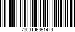 Código de barras (EAN, GTIN, SKU, ISBN): '7909196851478'