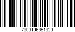 Código de barras (EAN, GTIN, SKU, ISBN): '7909196851829'