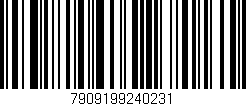 Código de barras (EAN, GTIN, SKU, ISBN): '7909199240231'
