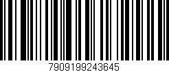 Código de barras (EAN, GTIN, SKU, ISBN): '7909199243645'
