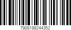 Código de barras (EAN, GTIN, SKU, ISBN): '7909199244352'