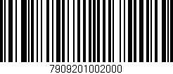 Código de barras (EAN, GTIN, SKU, ISBN): '7909201002000'