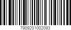 Código de barras (EAN, GTIN, SKU, ISBN): '7909201002093'