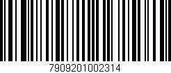 Código de barras (EAN, GTIN, SKU, ISBN): '7909201002314'