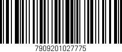 Código de barras (EAN, GTIN, SKU, ISBN): '7909201027775'