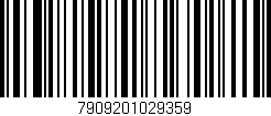 Código de barras (EAN, GTIN, SKU, ISBN): '7909201029359'
