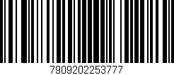 Código de barras (EAN, GTIN, SKU, ISBN): '7909202253777'