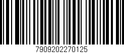 Código de barras (EAN, GTIN, SKU, ISBN): '7909202270125'