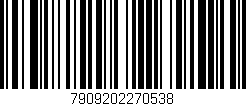 Código de barras (EAN, GTIN, SKU, ISBN): '7909202270538'