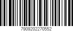 Código de barras (EAN, GTIN, SKU, ISBN): '7909202270552'