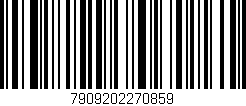 Código de barras (EAN, GTIN, SKU, ISBN): '7909202270859'