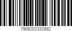 Código de barras (EAN, GTIN, SKU, ISBN): '7909202332892'