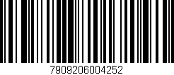 Código de barras (EAN, GTIN, SKU, ISBN): '7909206004252'