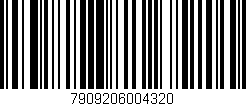 Código de barras (EAN, GTIN, SKU, ISBN): '7909206004320'