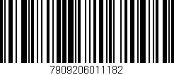 Código de barras (EAN, GTIN, SKU, ISBN): '7909206011182'