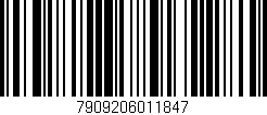 Código de barras (EAN, GTIN, SKU, ISBN): '7909206011847'