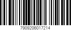 Código de barras (EAN, GTIN, SKU, ISBN): '7909206017214'