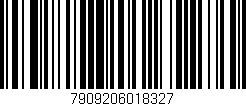 Código de barras (EAN, GTIN, SKU, ISBN): '7909206018327'