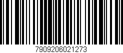 Código de barras (EAN, GTIN, SKU, ISBN): '7909206021273'