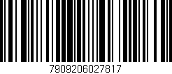 Código de barras (EAN, GTIN, SKU, ISBN): '7909206027817'